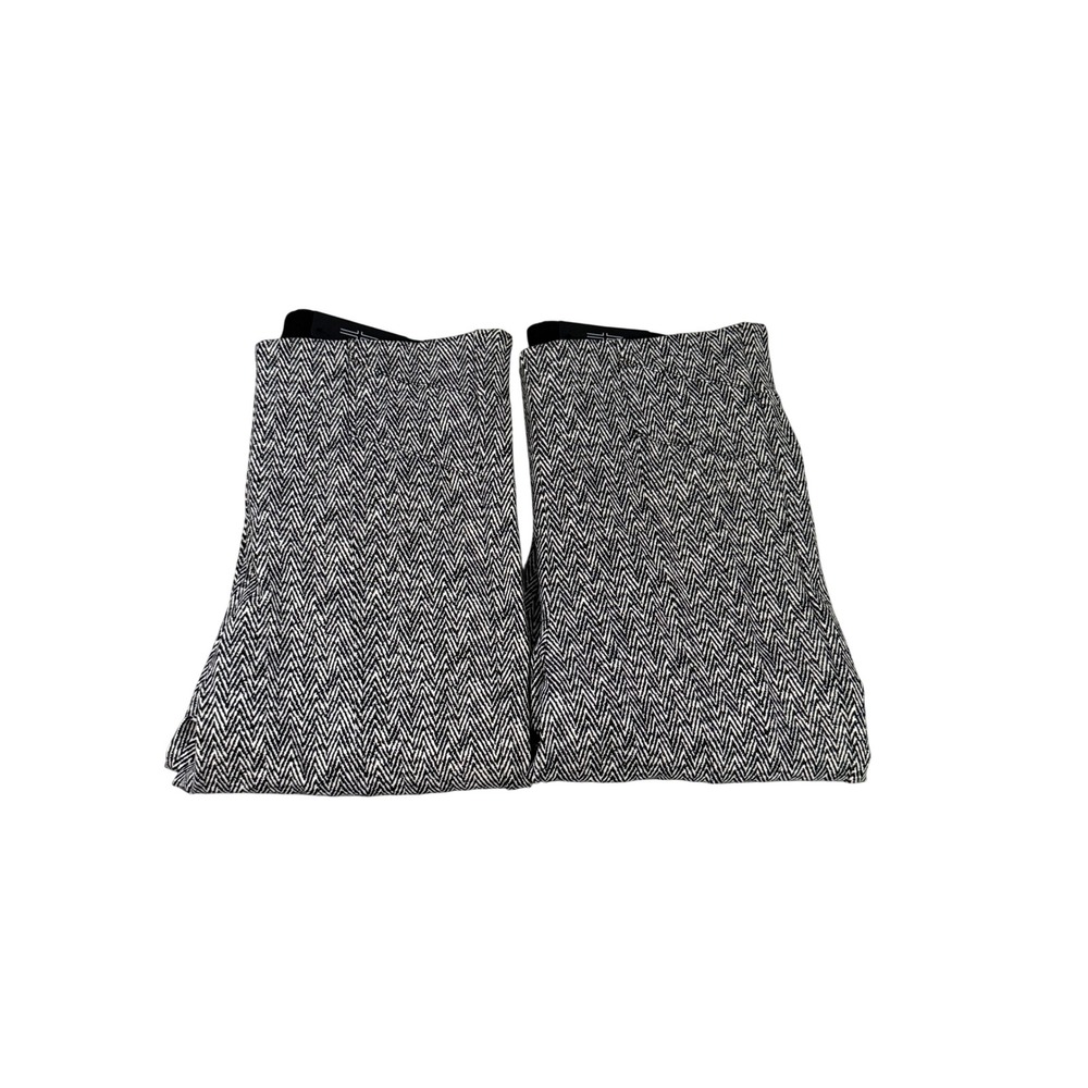 Liverpool Los‎ Angeles Herringbone Pull On Leggings Lot of 2 Black white 2/26